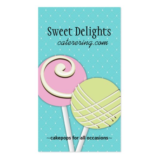 Lolli Cakes Business Cards (front side)