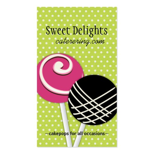Lolli Cakes Business Cards (front side)