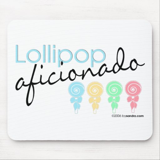 Lollipop Aficionado Mouse Mat