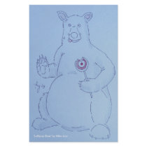 Lollipop Bear stationery