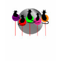 lollipop cats 5 t-shirts