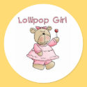 Lollipop Girl  stickers