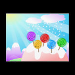 Lollipop Land Post Card postcards
