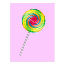 Lollipop Post Card