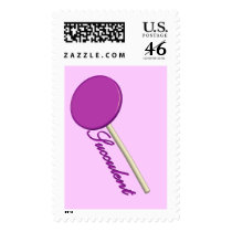 Lollipop Postage - Grape postage by BellyJeans Lollipop Postage - Grape postage