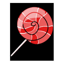 LolliPop red Postcard