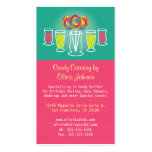 Lollipop Style Candy Catering Business Card business cards