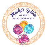 lollipops candy maker baking kitchen gift tag stic stickers