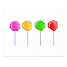 Lollipops Postcard