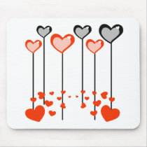 Lolly Pop Hearts mousepads