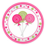 Lollypops Birthday Party Sticker