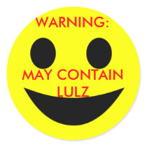 LOLS, MAY CONTAIN LULZ, WARNING: stickers