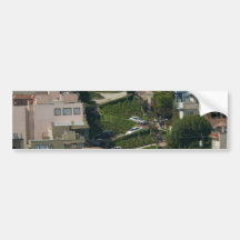 Lombard Street In San Francisco Americas Crookedes Bumper Sticker