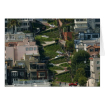 Lombard Street In San Francisco Americas Crookedes Greeting Cards