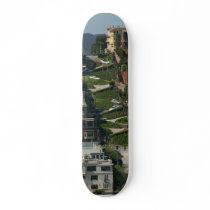 Lombard Street In San Francisco Americas Crookedes skateboards by lifesphere Lombard Street In San Francisco Americas Crookedes skateboards