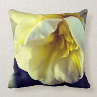 Lomo Narcissus Daffodil Pillow mojo_throwpillow