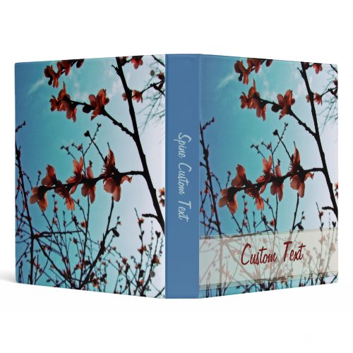 Lomo Spring Blossoms Photography vinyl Binder binder