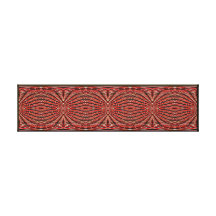Lona envuelta fractal rojo largo impresion de lienzo
