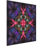 Lona envuelta geometría del fractal de los ángeles lona envuelta para galerias