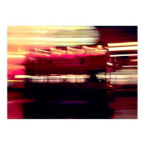 Lond Bus At Night posters