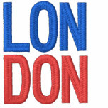 London 6 Embroidered Basic T-Shirt