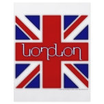 'London' ambigram on UK flag Custom Flyer