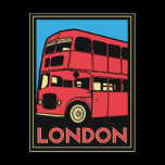 London Art Deco Poster Postcard