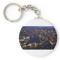 London at night (by St.K) Keychain