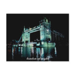 london at night post card