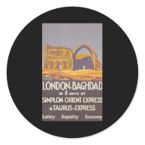 London Baghdad simplon orient express Stickers