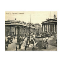 London, Bank of England, 1918 Vintage postcards