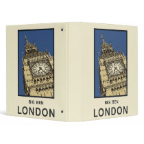London Big Ben 3 Ring Binder