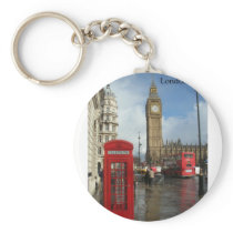 London Big Ben Phone box (by St.K) Keychains