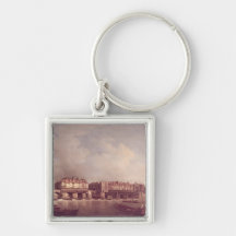 London Bridge before the Alteration in 1757 Keychain