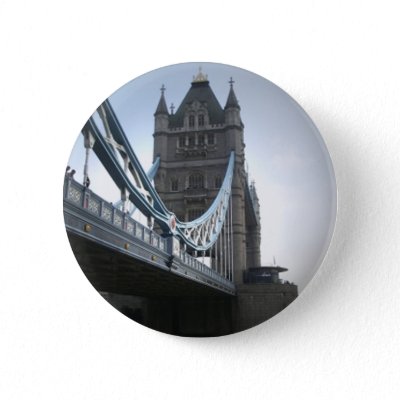 London Bridge Pinback Buttons