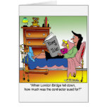 London Bridge Contractor Sued Greeting Card