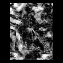 London Bridge Dark Remix Poster posters