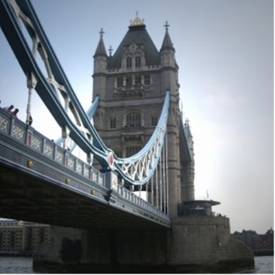 London Bridge photo sculptures
