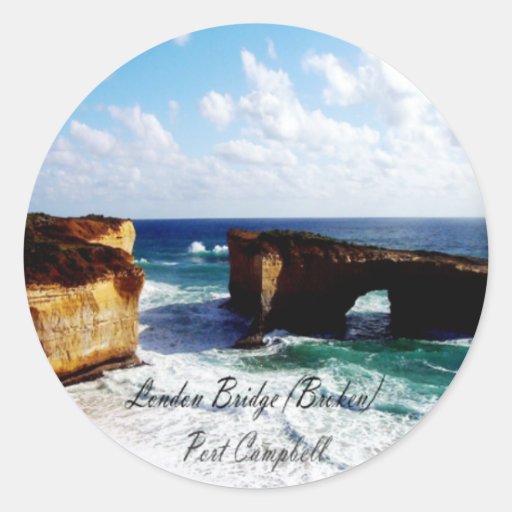 London Bridge Round Sticker