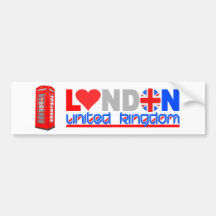 London bumpersticker bumper stickers