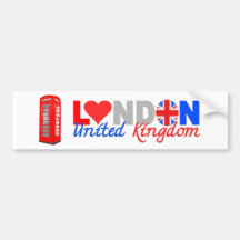 London bumpersticker bumper stickers