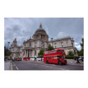 London Bus passes St Pauls Cathedral England posters by holtphoto London Bus passes St Pauls Cathedral England posters