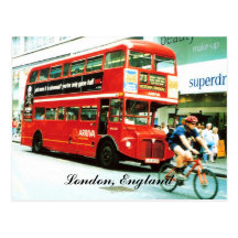 London Bus Postcard