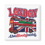 London Double-Decker Bus by Mudge Studios Magnet London Double-Decker Bus by Mudge Studios Magnet