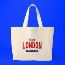 London England With British flag Bag