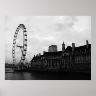 London Eye 2009 print