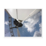 london eye angle post card