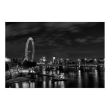 London Eye in Black and White print