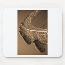 London Eye Sepia Toned Abstract image Mouse Pads