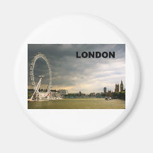 LONDON Eye (St.K) Refrigerator Magnet
